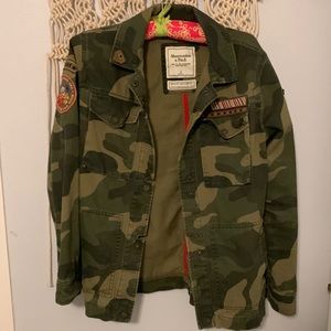 Abercrombie and Fitch Camo Shirt Jacket Size Sm